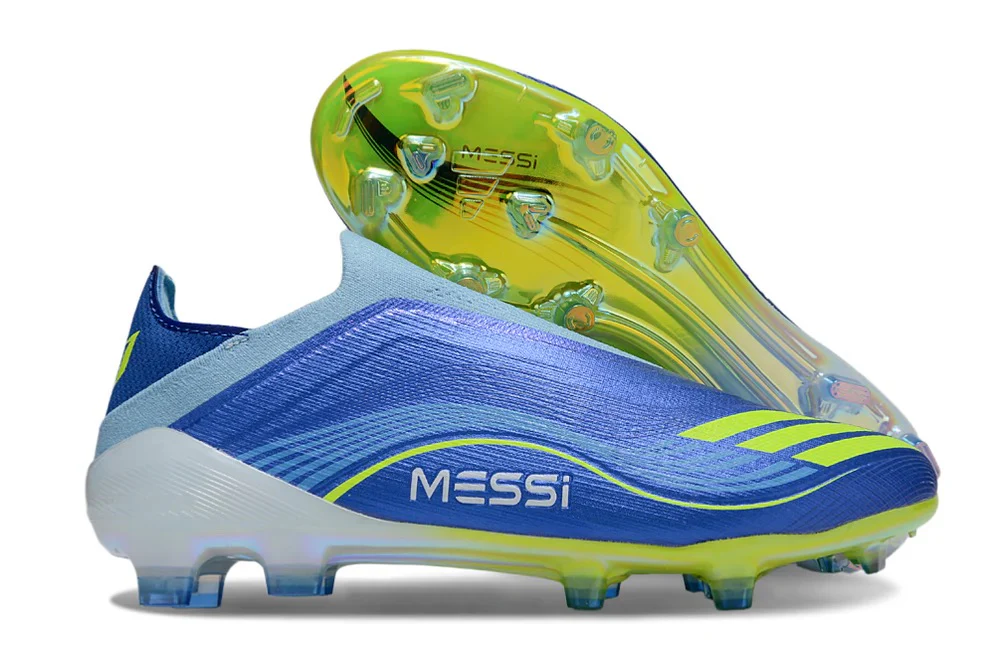 Guayos Messi Azul Verde Tubular