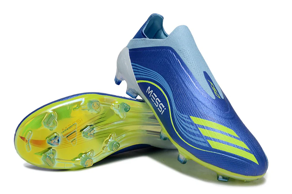 Guayos Messi Azul Verde Tubular - Image 2