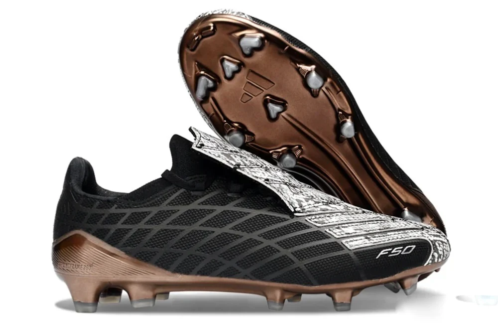 Guayos Messi F50 30 Años Negro Dorado