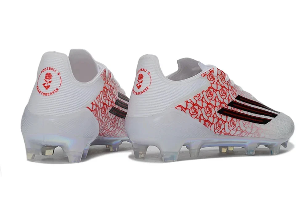 Guayos F50 Football´s Heartbreaker Cordones Blanco Rojo - Image 2
