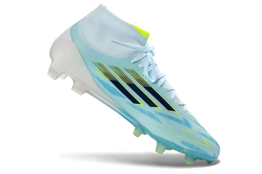 Guayos F50 en bota Sparkfusion Azul aguamarina / Verde - Image 2