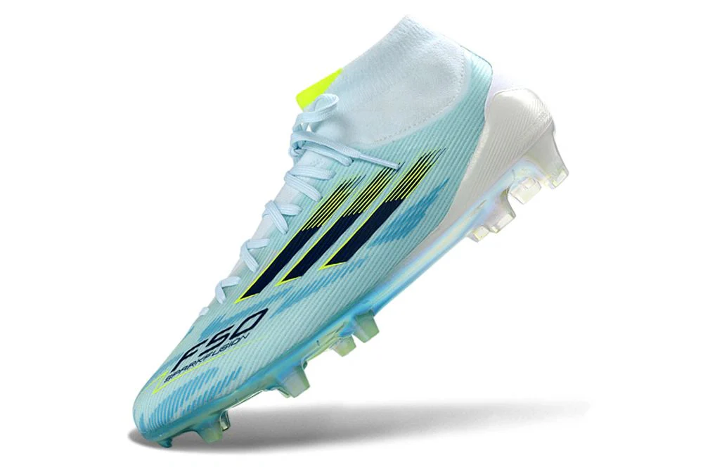 Guayos F50 en bota Sparkfusion Azul aguamarina / Verde - Image 3