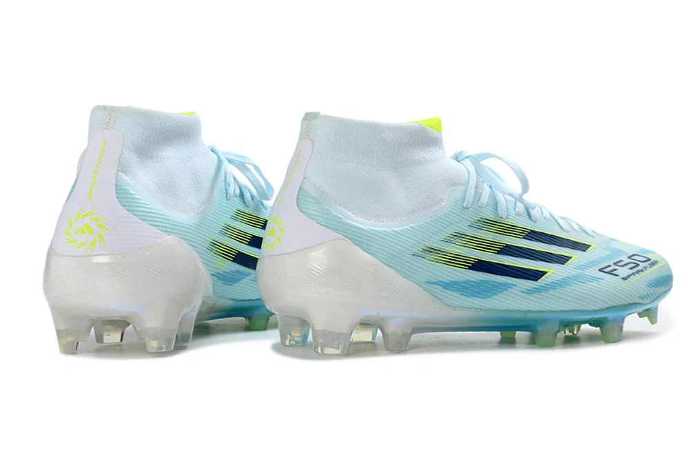 Guayos F50 en bota Sparkfusion Azul aguamarina / Verde - Image 4