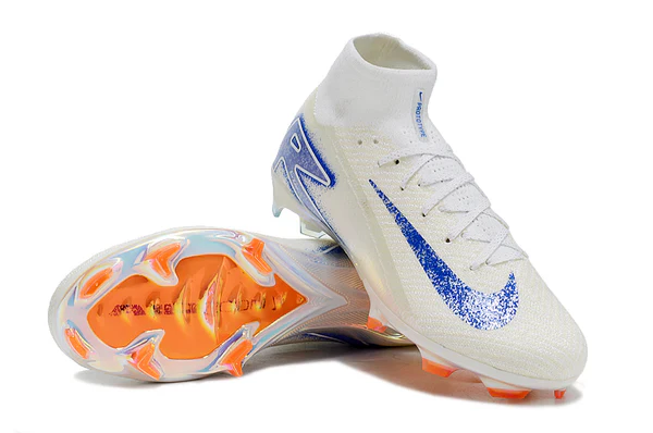 Guayos Mercurial Superfly 11 Blancos / Naranjas - Image 2