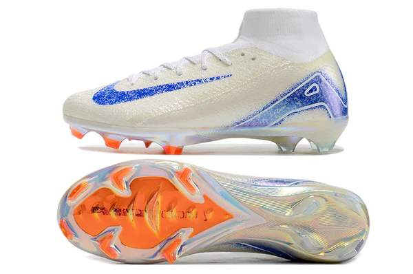 Guayos Mercurial Superfly 11 Blancos / Naranjas - Image 3