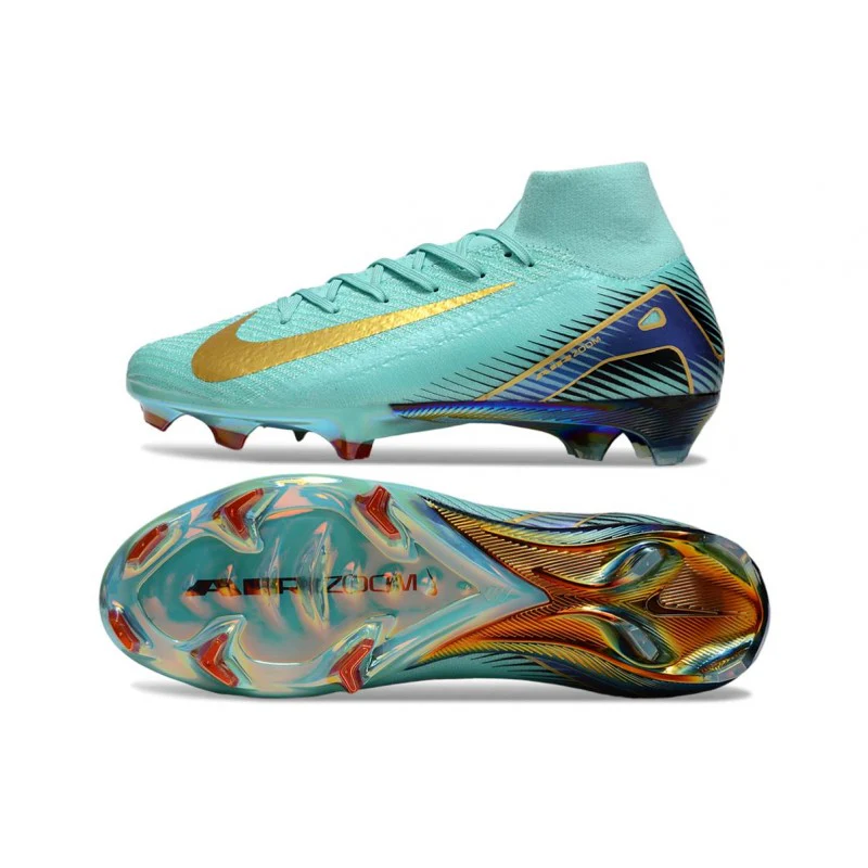Guayos Mercurial Superfly 11 Verde Dorado - Image 5