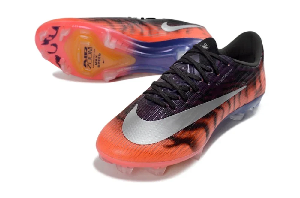 Guayos Mercurial Vapor 17 Flywave Rojo Morado Negro / Gris - Image 3