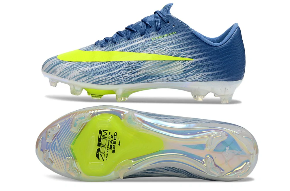 Guayos Mercurial Vapor 17 Flywaver Azul Verde Fucsia - Image 2