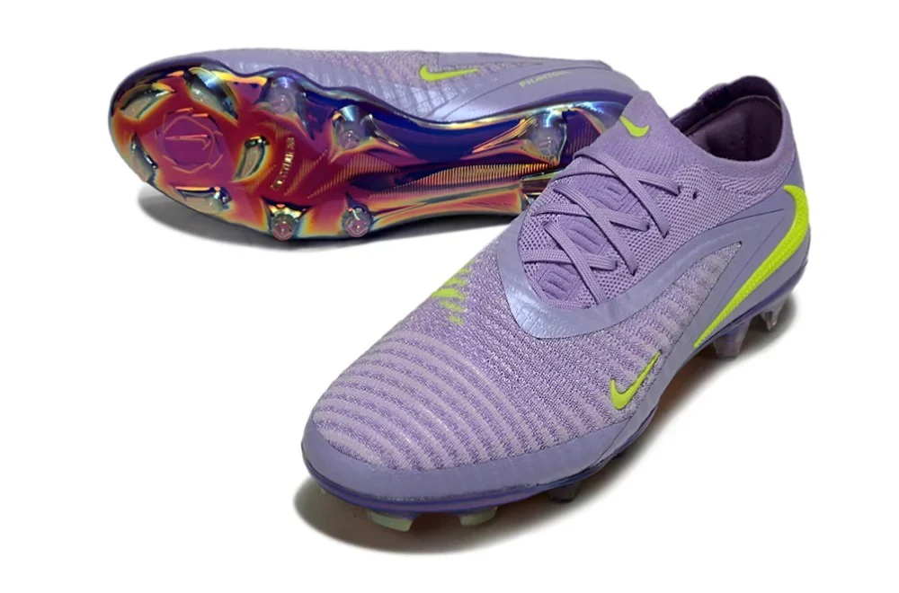Guayos Phantom 6 Low Elite FG Morado Morado / Amarillo - Image 3