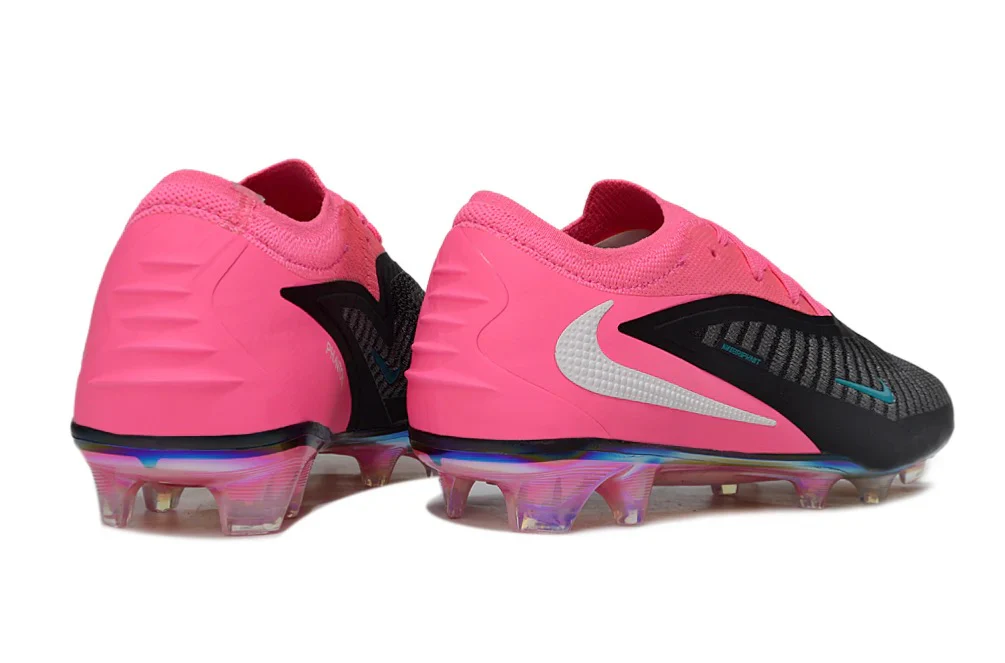 Guayos Phantom 6 Low Elite FG Rosado Rosado / Negro - Image 2