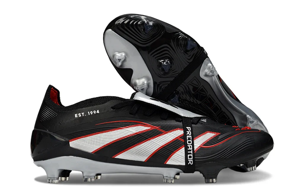 Guayos Predator Negro Plata/Rojo
