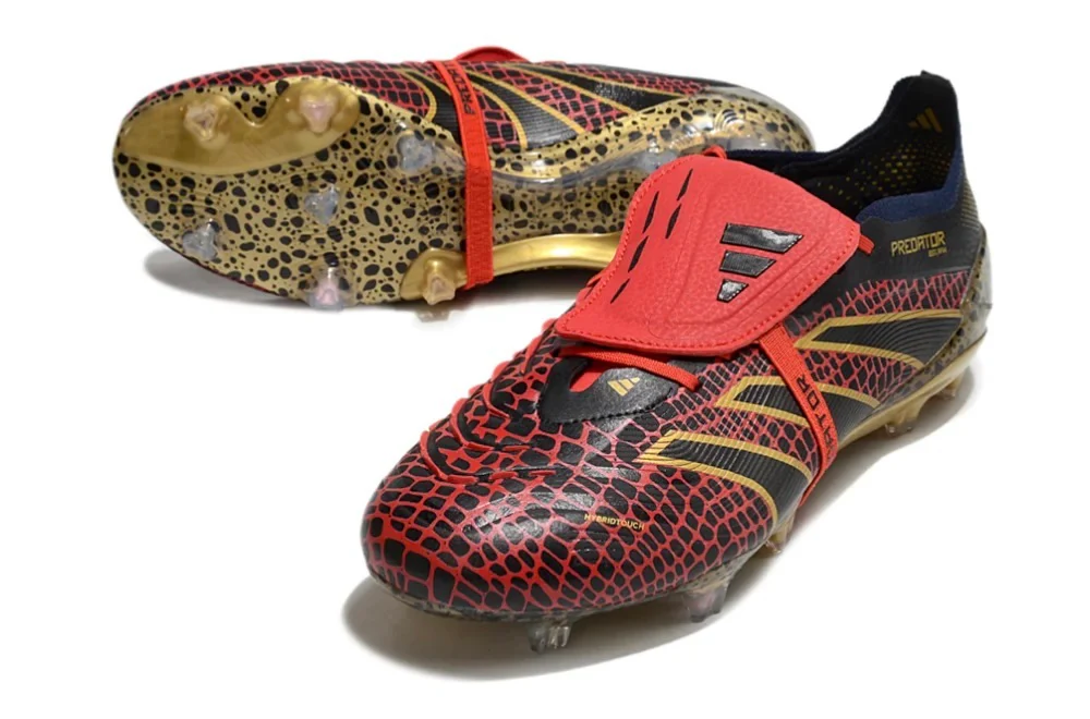 Guayos Predator Rojo Negro/Dorado Safari - Image 3