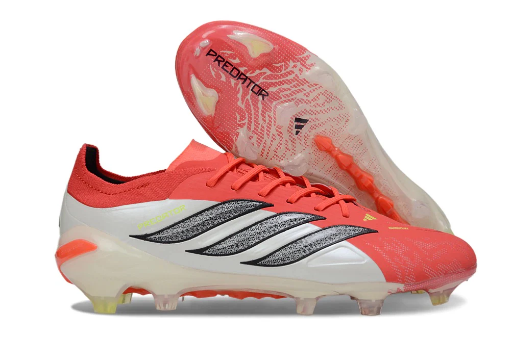 Guayos Predator Powerspine Con Cordon Rojo Rojo