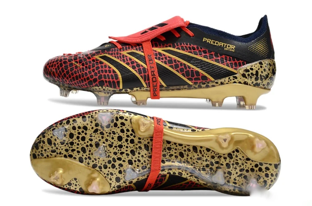 Guayos Predator Rojo Negro/Dorado Safari - Image 4