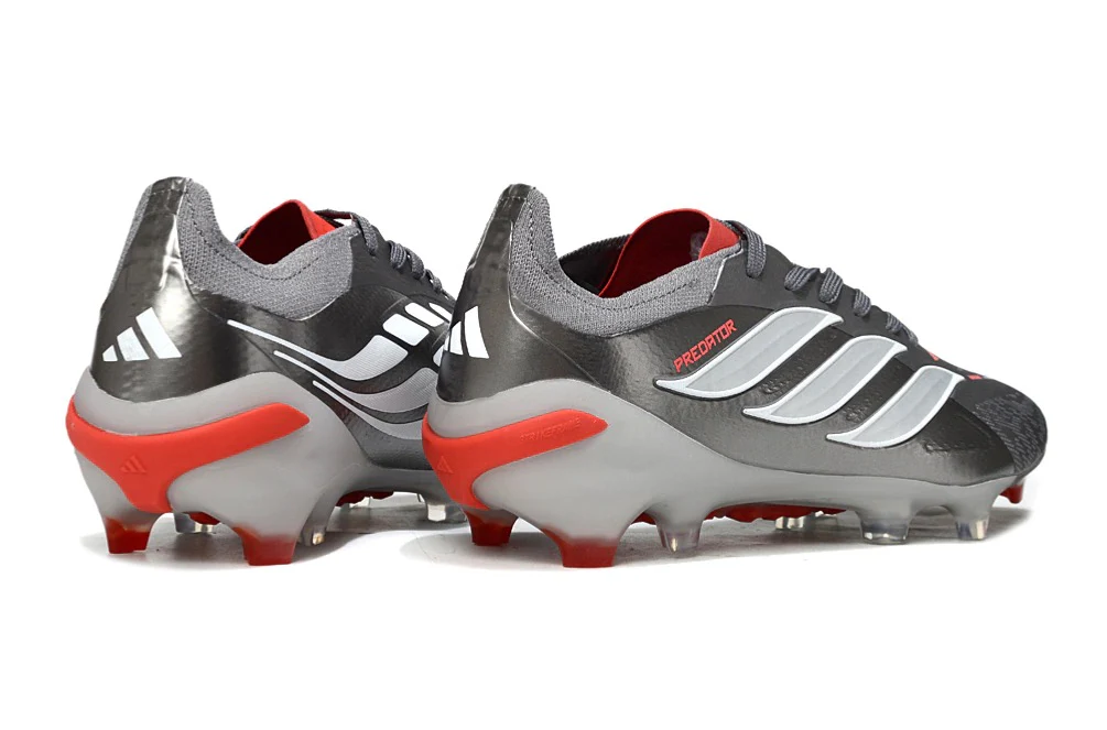 Guayos Predator  Powerspine Con Cordon  Gris Rojo - Image 2