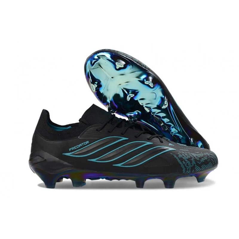 Guayos Predator Powerspine Con Cordon Negro Azul Niño