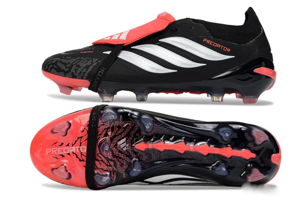 Guayos Predator Powerspine Lengueta Negro Rojo - Image 3