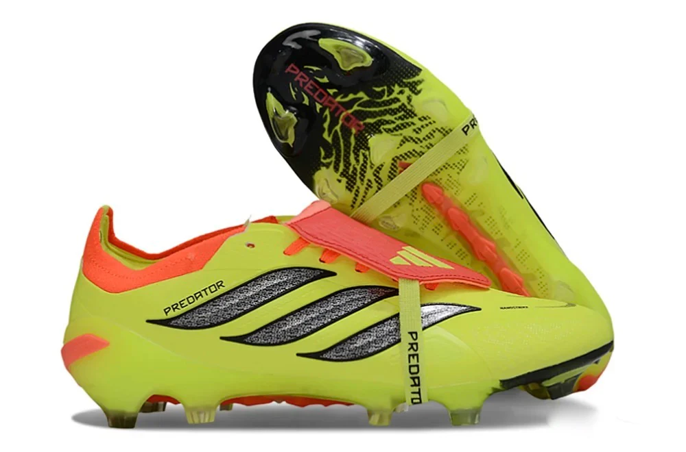 Guayos Predator Powerspine Lengueta Verde Negro / Naranja