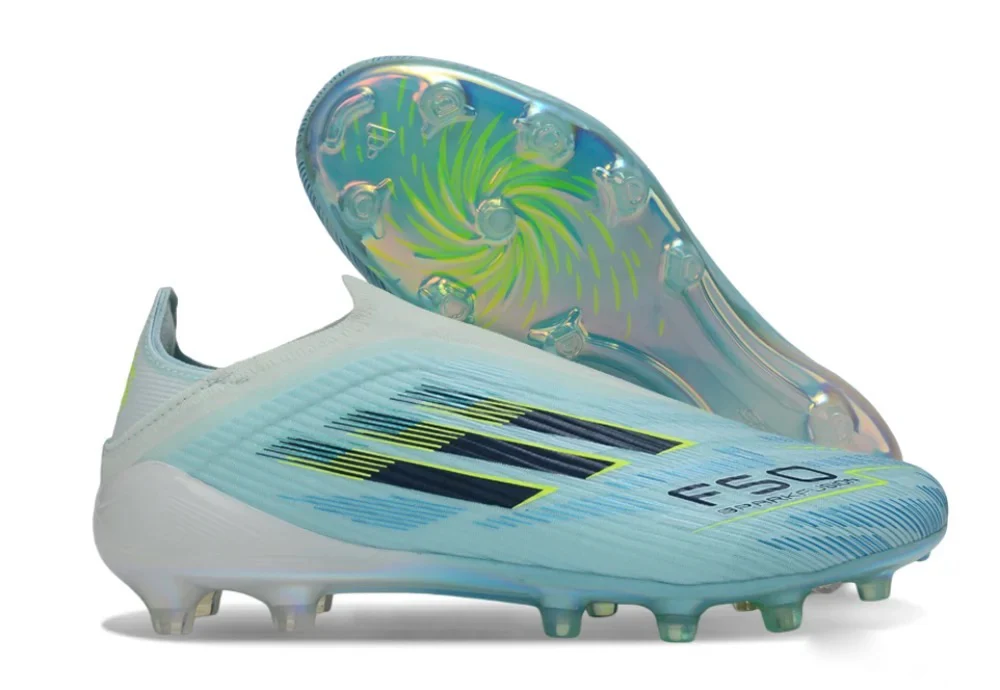 Guayos Tubular F50 Sparkfuision Azul aguamarina / Verde