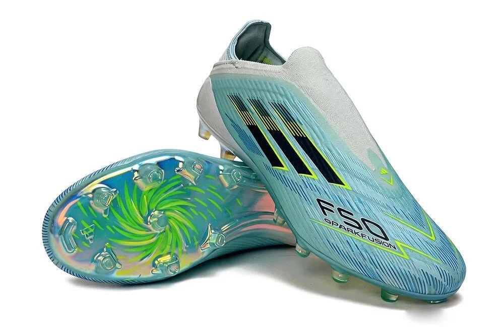 Guayos Tubular F50 Sparkfuision Azul aguamarina / Verde - Image 3