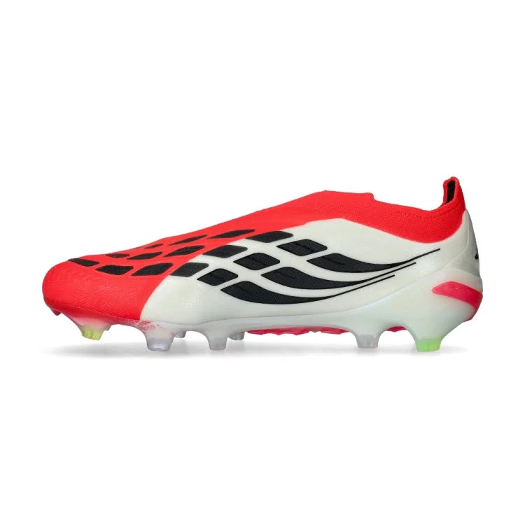 Guayo Predator Elite Laceless FG Rojo Blanco Niño - Image 3